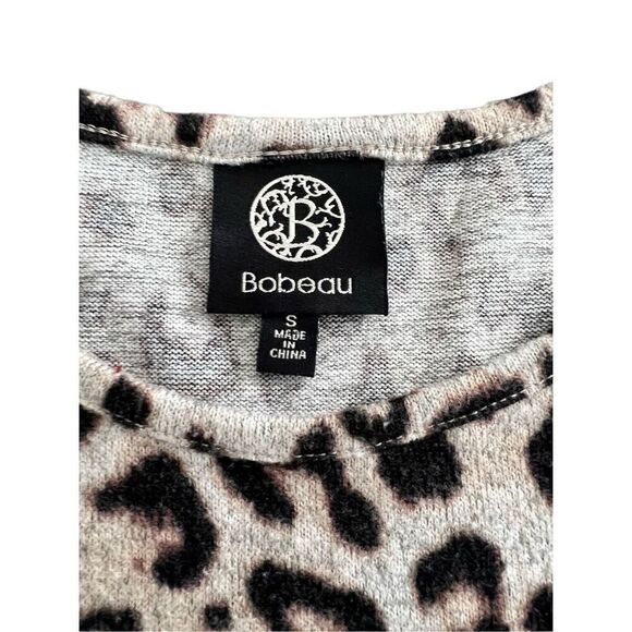 BOBEAU cheetah tee top size S - Picture 5 of 6